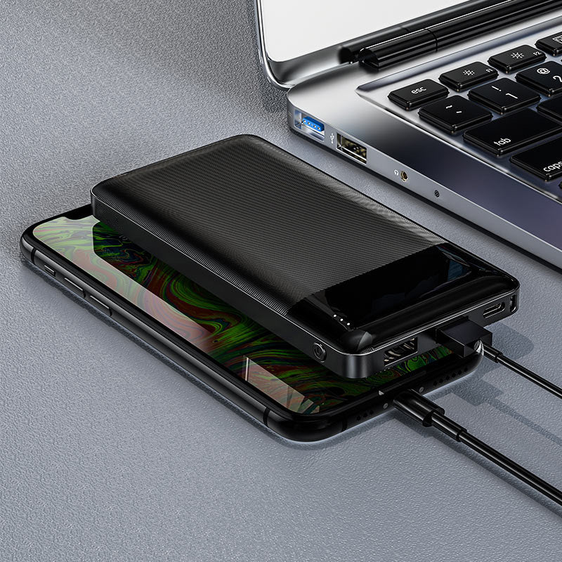 (10 000 mAh) Chargeur de batterie micro USB USB-C Banque d'alimentation portable (10 000 mAh) Chargeur de batterie micro USB USB-C Banque d'alimentation portable